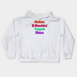 Names of God[s] Kids Hoodie